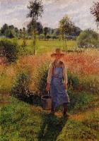 Pissarro, Camille - The Gardener, Afternoon Sun, Eragny